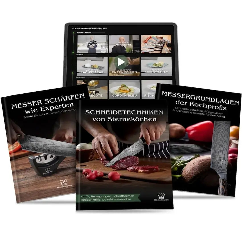 Kostenloser Kochkurs + 3x PDF E-Kochbücher