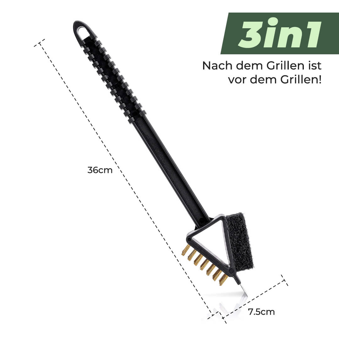 3in1 Grill-Reinigungsbürste