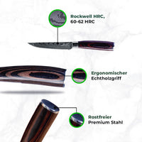 Asiatisches Steak-Messerset
