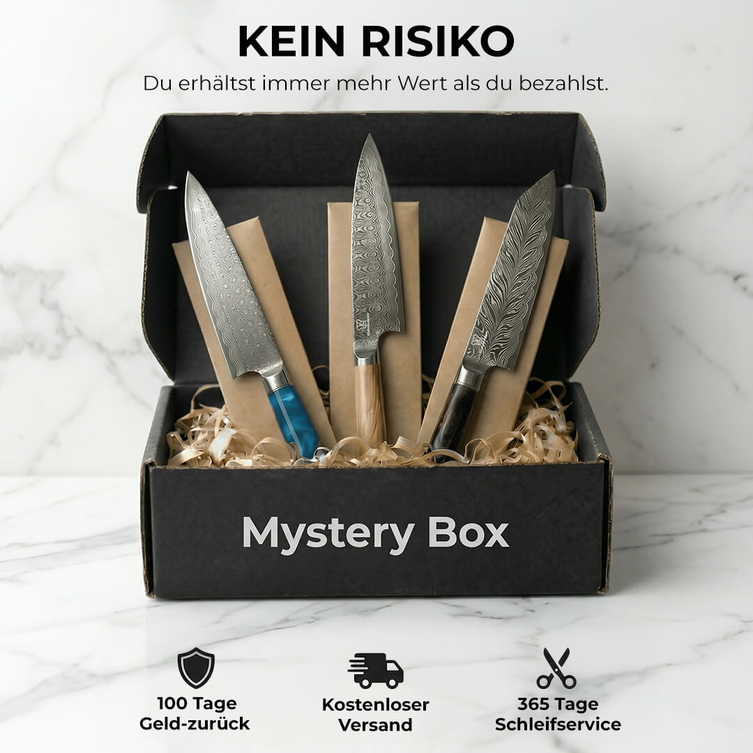 Mystery Box S / 3 zufällige Premium Küchenmesser