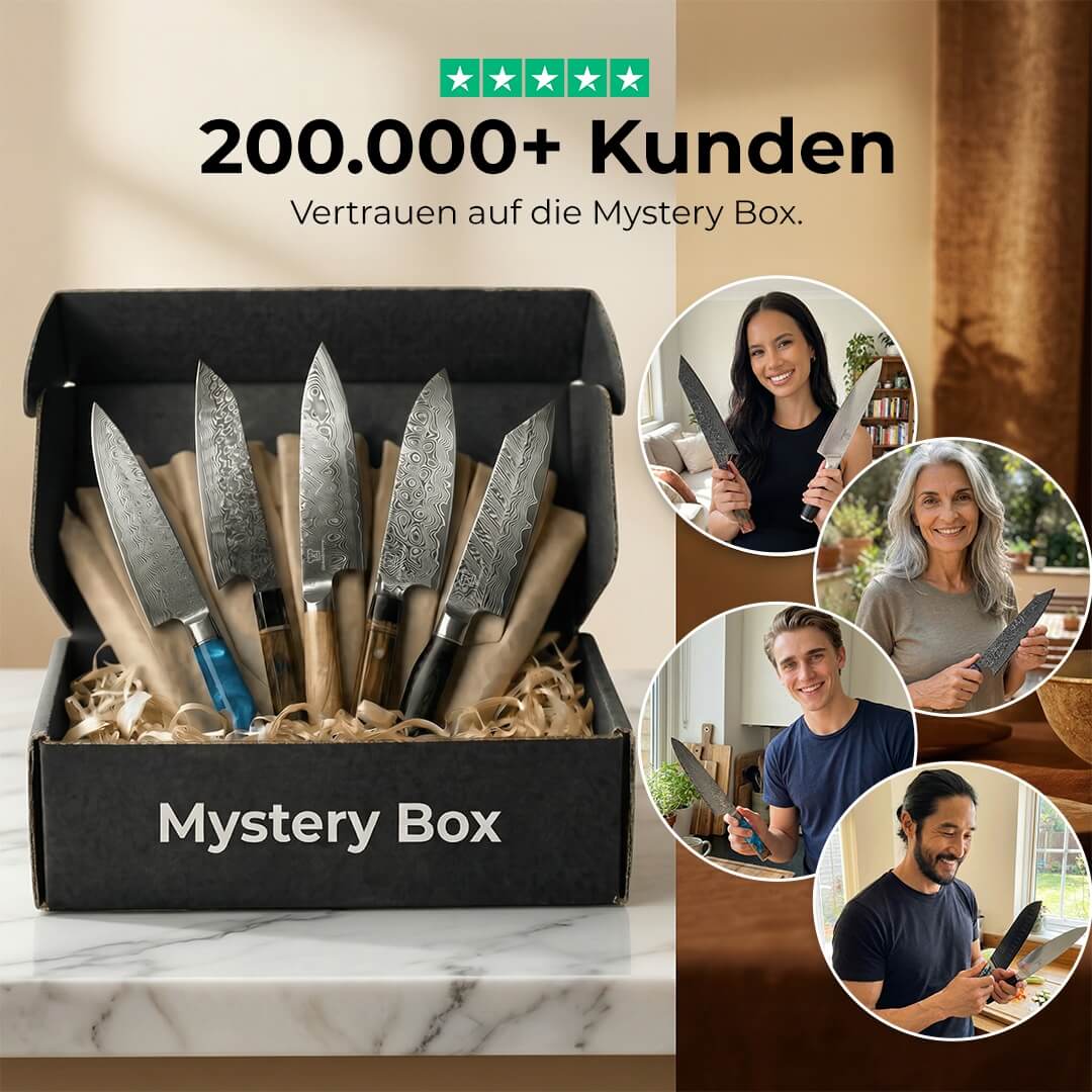 Mystery Box M / 5 zufällige Premium Küchenmesser