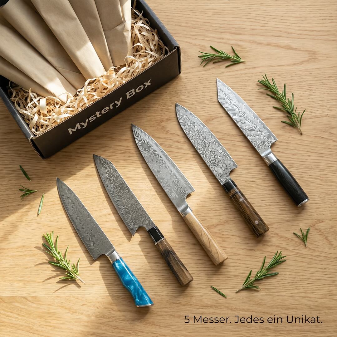 Mystery Box M / 5 zufällige Premium Küchenmesser