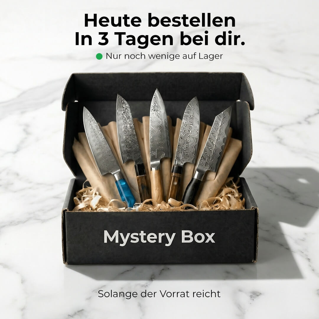 Mystery Box M / 5 zufällige Premium Küchenmesser