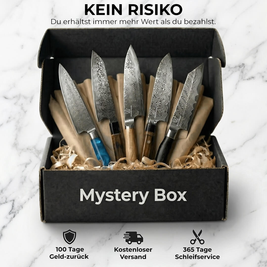 Mystery Box M / 5 zufällige Premium Küchenmesser