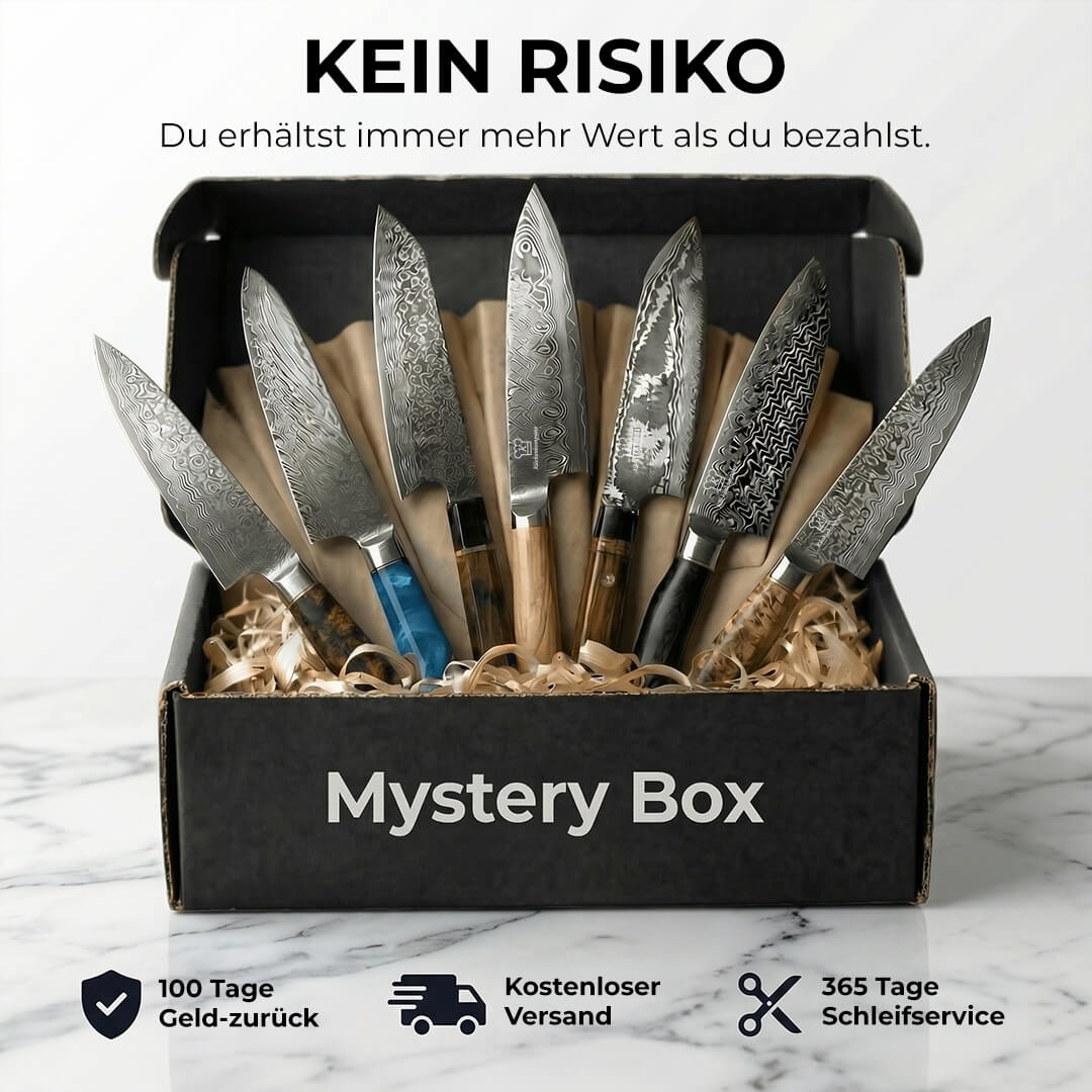 Mystery Box L / 7 zufällige Premium Küchenmesser