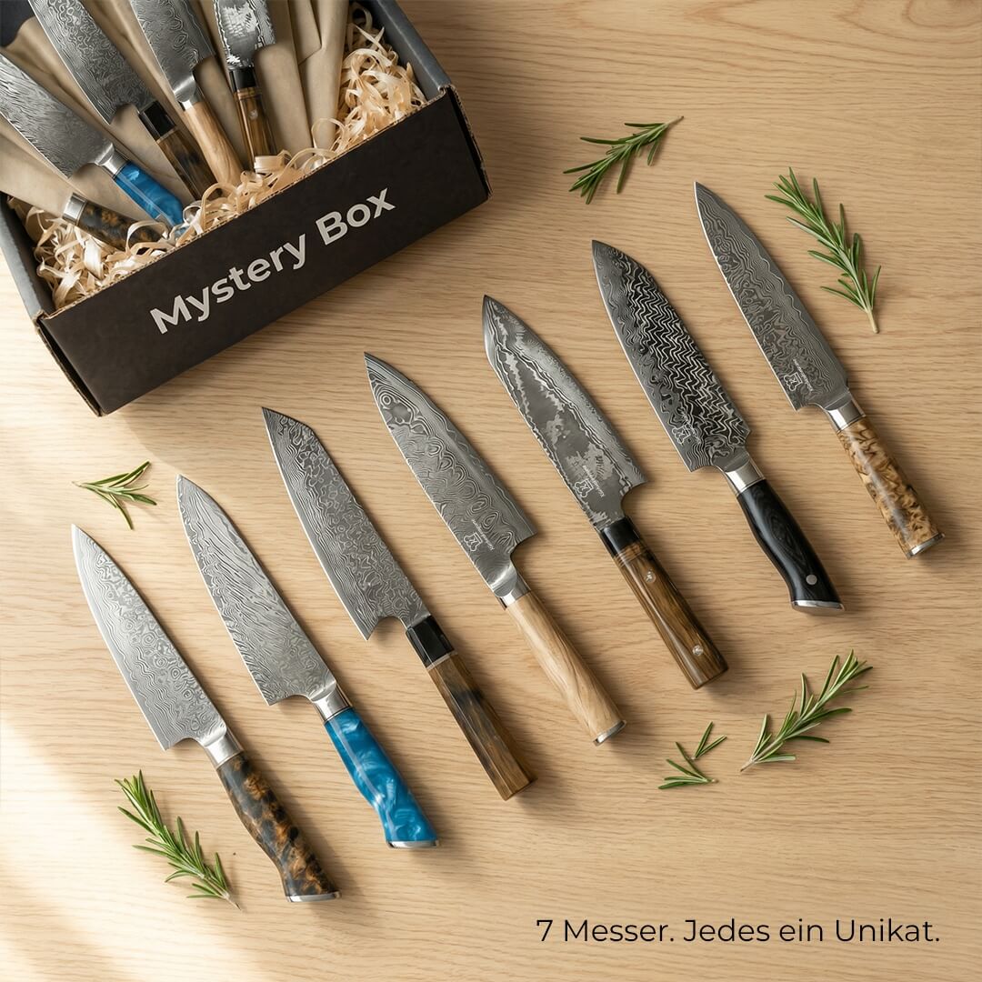 Mystery Box L / 7 zufällige Premium Küchenmesser