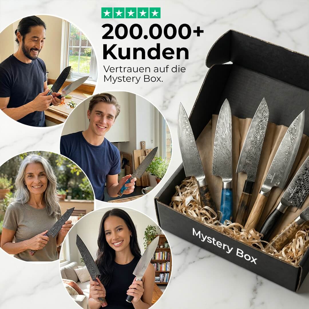 Mystery Box L / 7 zufällige Premium Küchenmesser