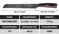 Asiatisches Brotmesser