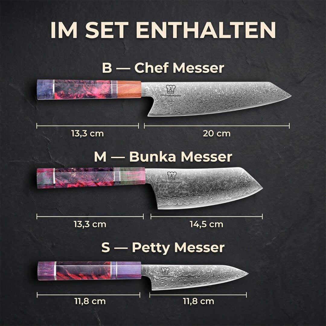 Gyuto Damastmesser Set | Limited Edition