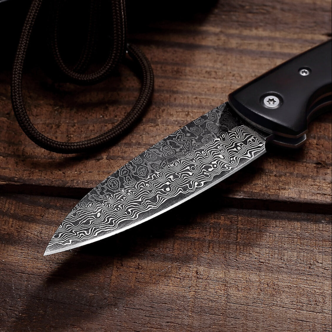 Taschenmesser Damast Atlas