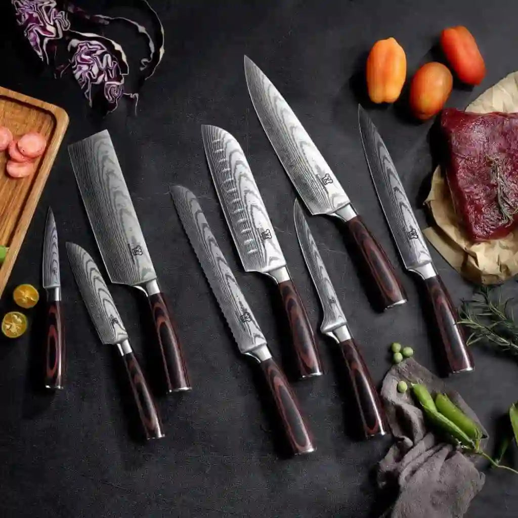Asiatische Küchenmesser