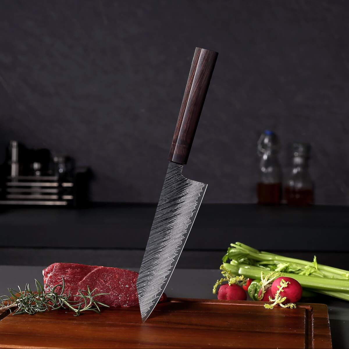 Shibui großes Damastmesser