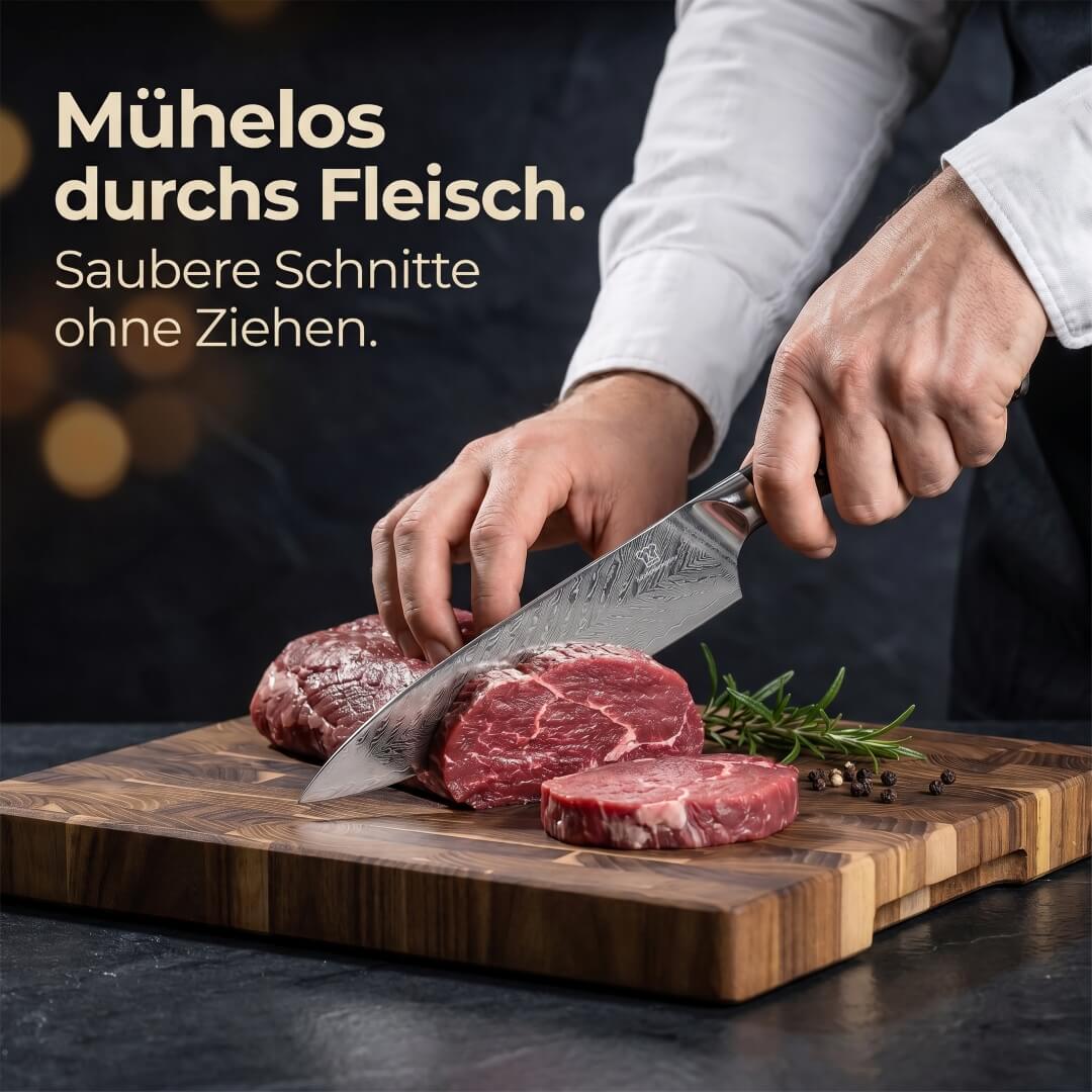Kiiro Chef Damastmesser