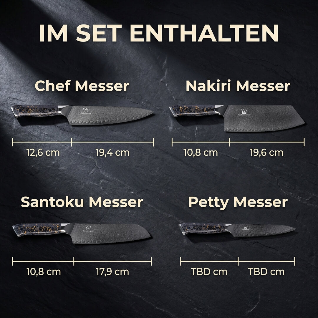 Kiiro Chef Damastmesser