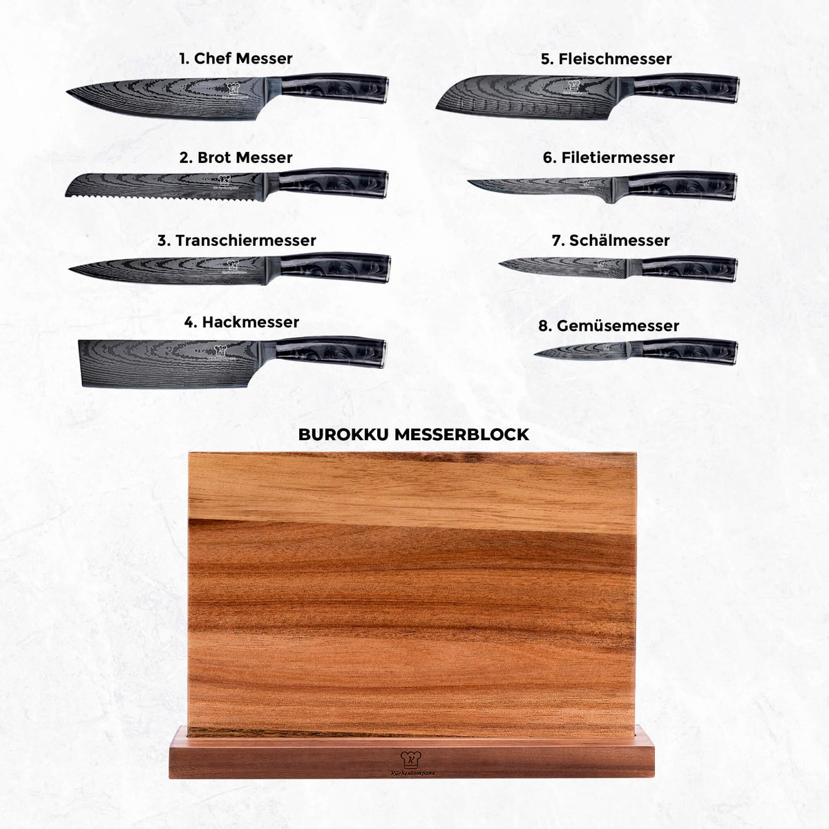 Kuro Kombipaket Burokku + Gratis Taschenmesser
