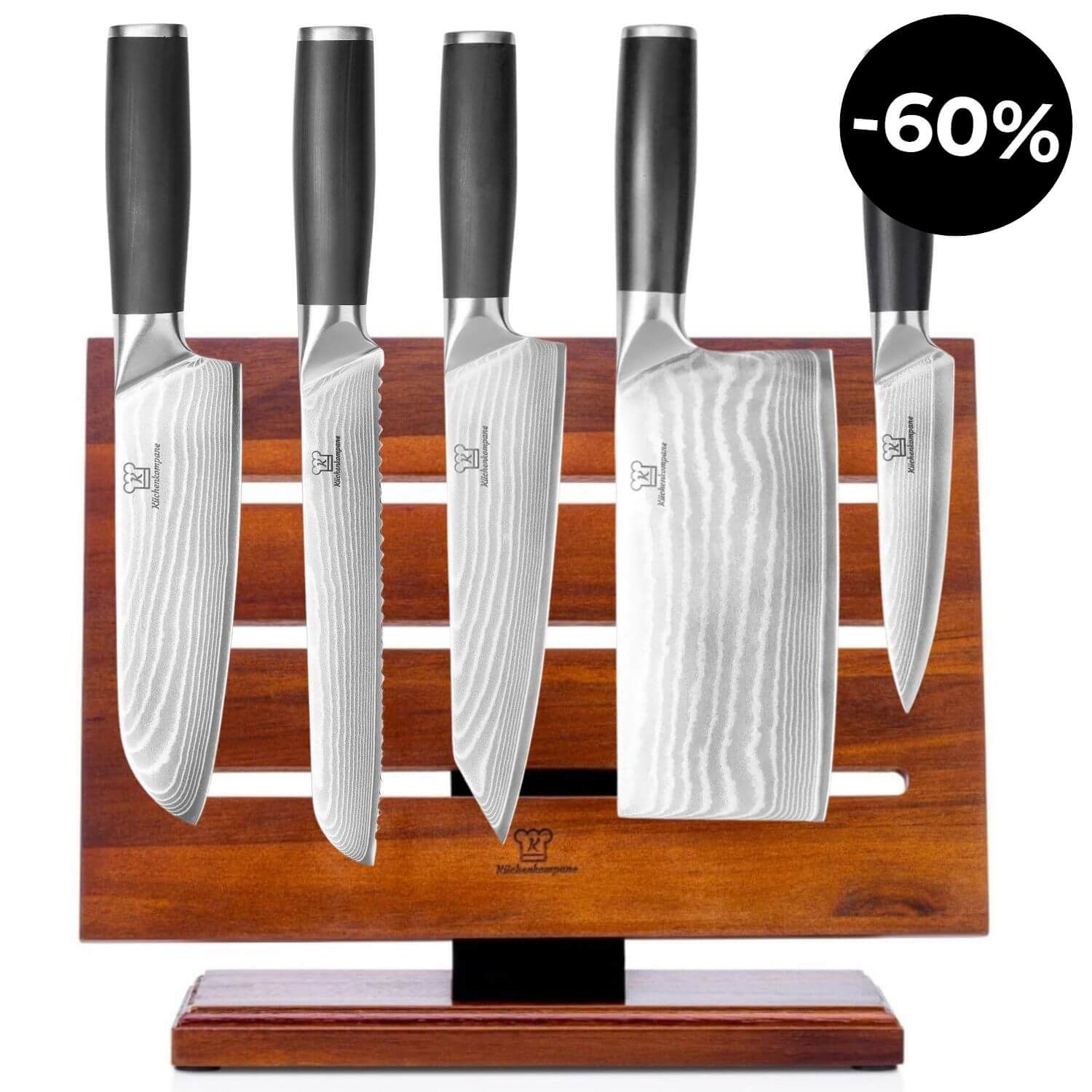 Profi Damast Messerset – 5-teilig