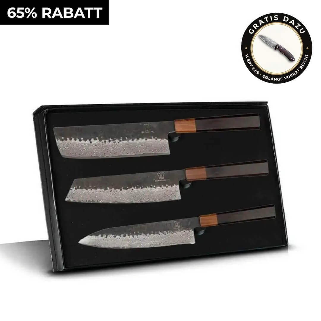 Shikku Messerset + Gratis Taschenmesser