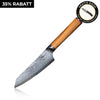 Mokuzai Santoku + Gratis Taschenmesser