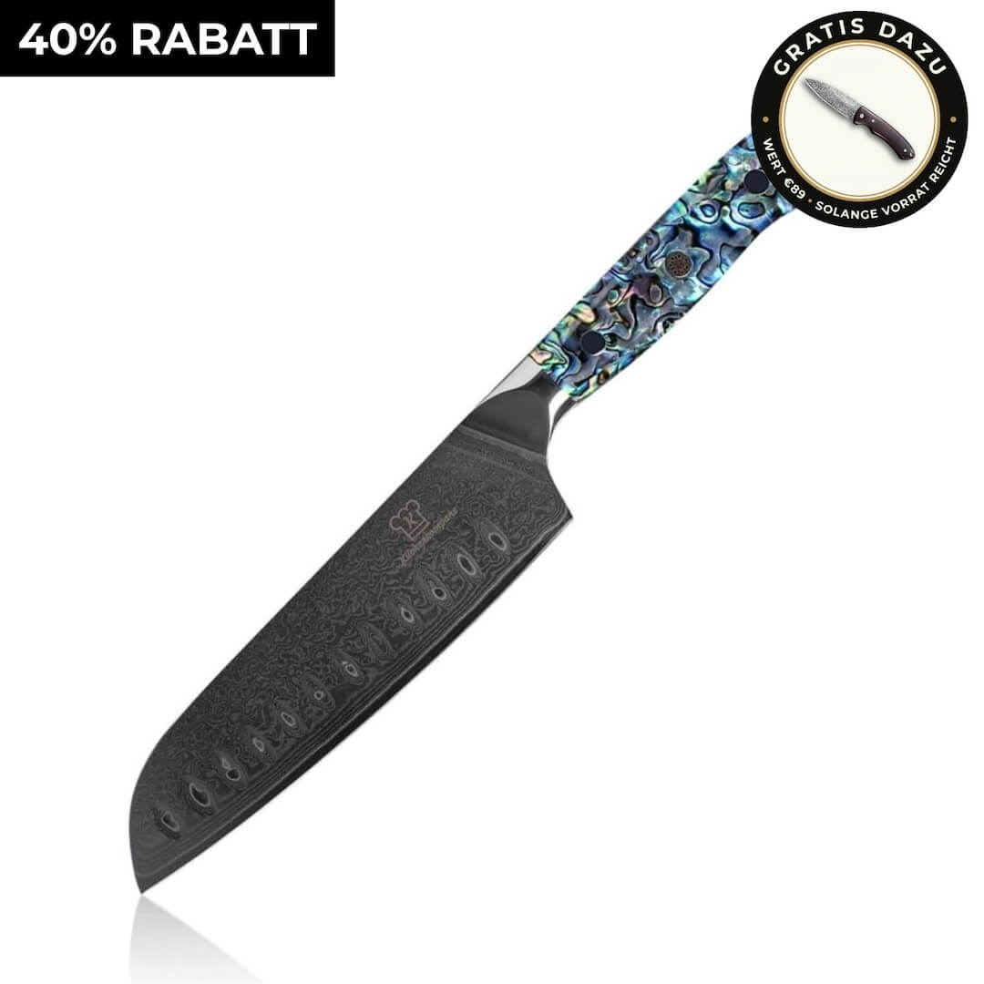 Sheru Santoku + Gratis Taschenmesser
