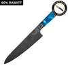Aoki Damast Chefmesser + Gratis Taschenmesser