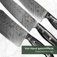 Kumai Messerset 8-teilig + Gratis Taschenmesser