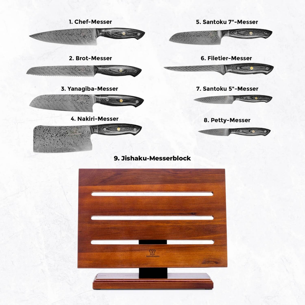 Kumai Kombipaket Jishaku + Gratis Taschenmesser
