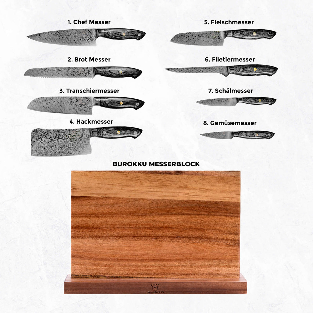 Kumai Kombipaket Burokku + Gratis Taschenmesser