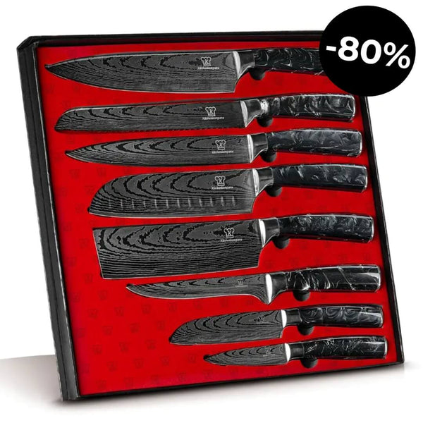 Kuro Messerset Premium 8-teilig