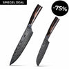 Asiatisches Chefmesser + Santoku Messer