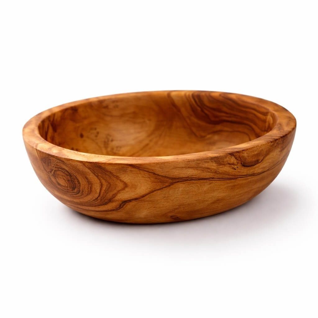Schüssel aus massivem Olivenholz (Ø 14cm)