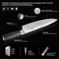 Profi Damast Messerset – 5-teilig