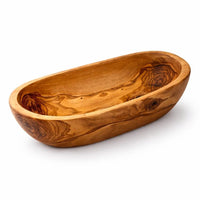 Obstschale aus massivem Olivenholz (29cm)