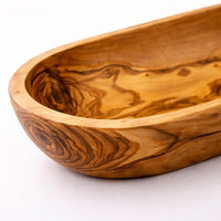 Obstschale aus massivem Olivenholz (29cm)