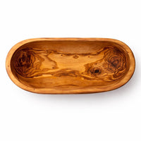 Obstschale aus massivem Olivenholz (29cm)