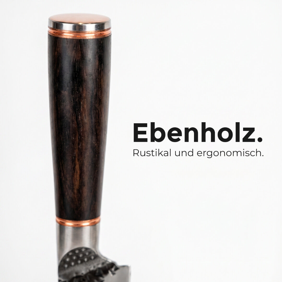 Rustikales Chefmesser gebogen