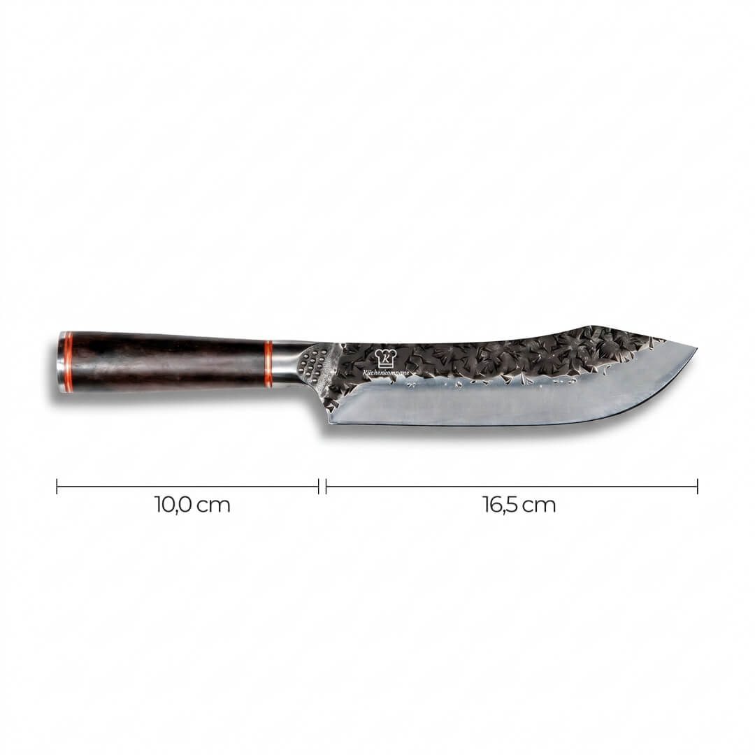 Rustikales Chefmesser gebogen