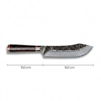 Rustikales Chefmesser gebogen