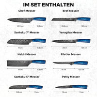 Shiburu Messerset Premium 8-teilig