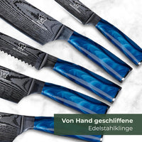 Shiburu Messerset 8-teilig + Gratis Taschenmesser
