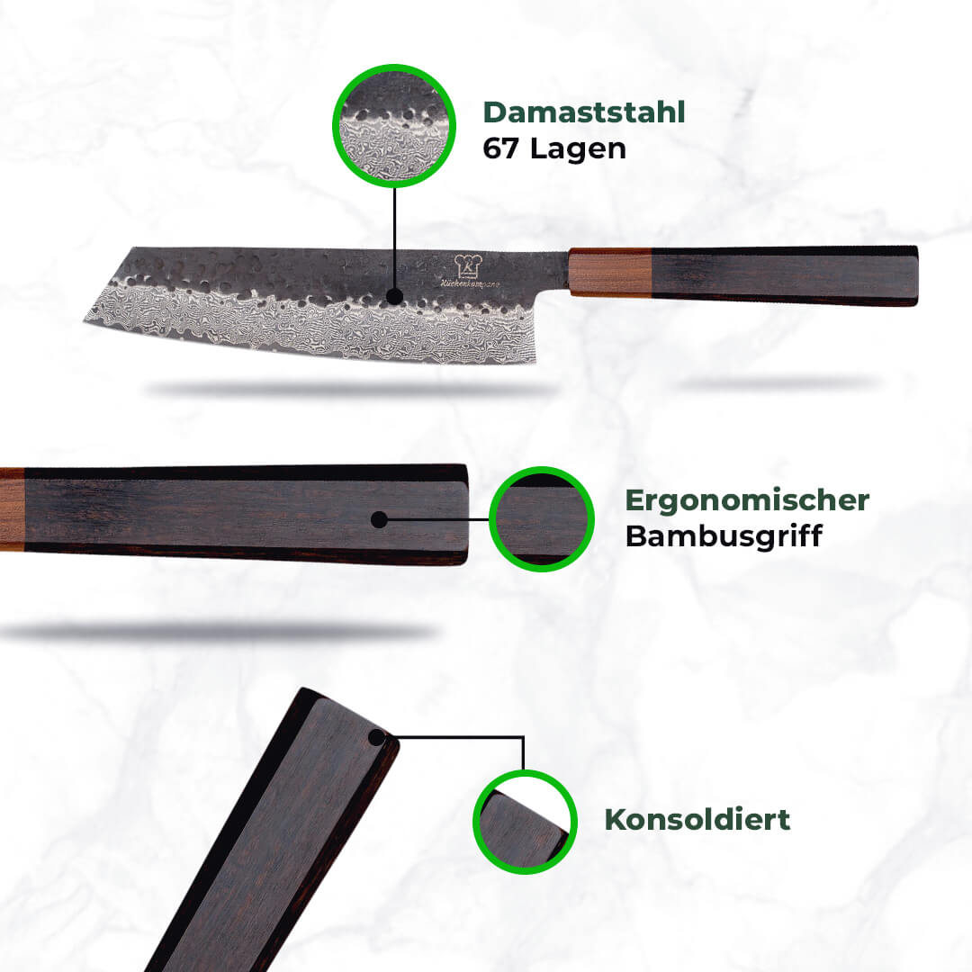 Shikku Messerset + Gratis Taschenmesser