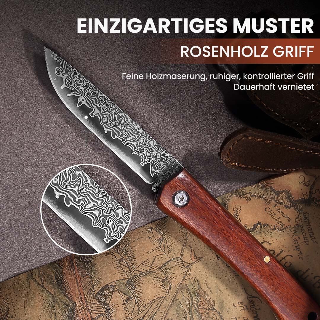 Taschenmesser-set Damast Heritage & Forst