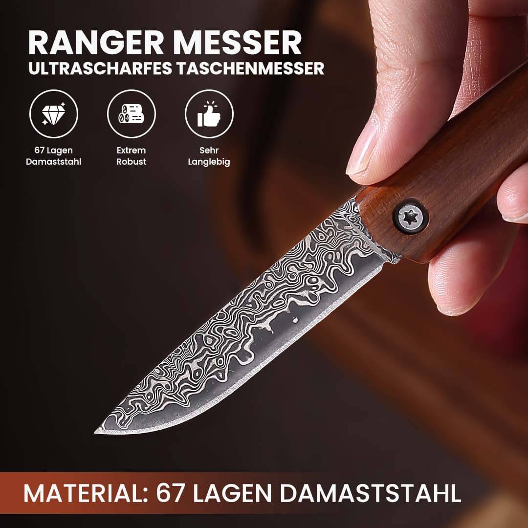 Taschenmesser-set Damast Heritage & Forst