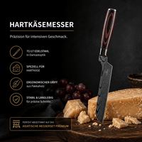 Hartkäse Messer