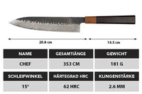 Shikku Chefmesser | E-Mail Exklsuiv