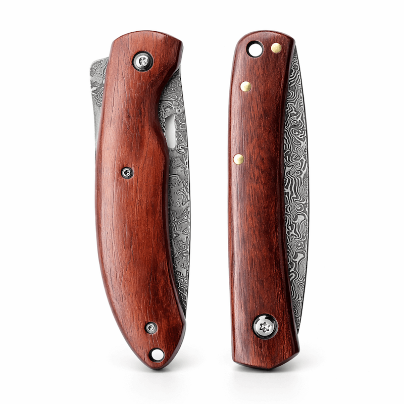 Taschenmesser-set Damast Heritage & Forst